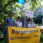 Axel Kalteich(BV), Manuela Jacob(CDU), Ronald Pohle(CDU), Bernd Frank (Malermeister)